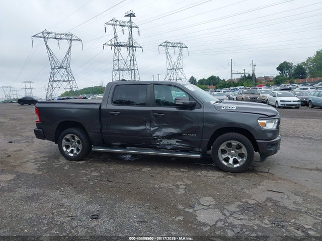 45886500 :رقم المزاد ، 1C6SRFFT5KN566168 vin ، 2019 Ram 1500 Big Horn/lone Star  4x4 5'7 Box مزاد بيع