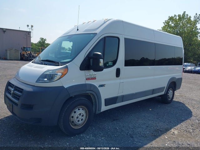2018 Ram Promaster 2500 Window Van High Roof 159 Wb მანქანა იყიდება აუქციონზე, vin: 3C7WRVPG1JE154731, აუქციონის ნომერი: 45886554