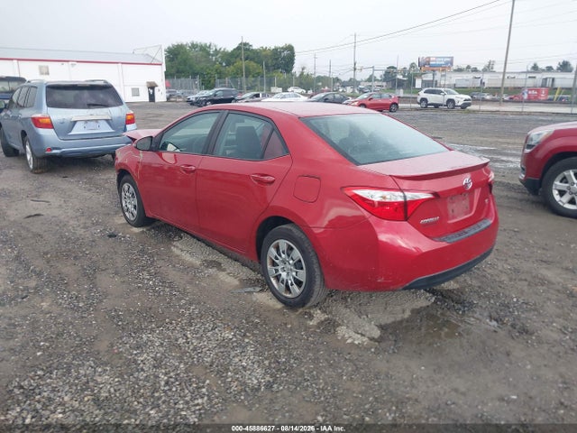 2016 Toyota Corolla S მანქანა იყიდება აუქციონზე, vin: 5YFBURHE1GP442903, აუქციონის ნომერი: 45886627