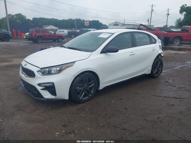 45886628 :رقم المزاد ، 3KPF34AD9ME323437 vin ، 2021 Kia Forte Gt-line مزاد بيع