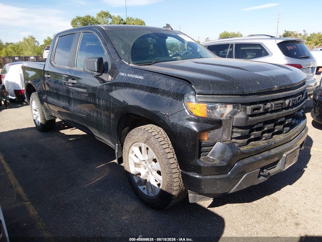 Продажа на аукционе авто 2022 Chevrolet Silverado 1500 4wd  Short Bed Custom, vin: 1GCPDBEK5NZ593057, номер лота: 45886638
