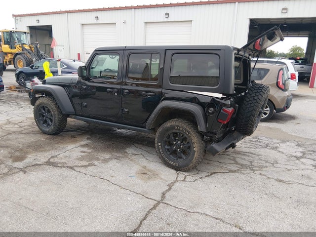 45886648 :رقم المزاد ، 1C4HJXDN4MW601493 vin ، 2021 Jeep Wrangler Unlimited Willys 4x4 مزاد بيع