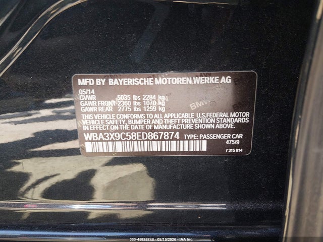 WBA3X9C58ED867874 BMW 335i Gran Turismo Xdrive