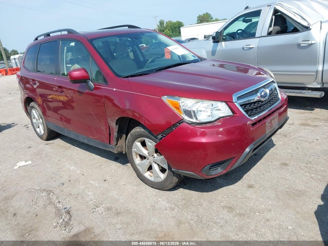 2015 Subaru Forester 2.5i Premium მანქანა იყიდება აუქციონზე, vin: JF2SJAFC1FH571604, აუქციონის ნომერი: 45886815