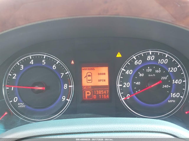 2009 Infiniti G37x მანქანა იყიდება აუქციონზე, vin: JNKCV61F09M362631, აუქციონის ნომერი: 45886829