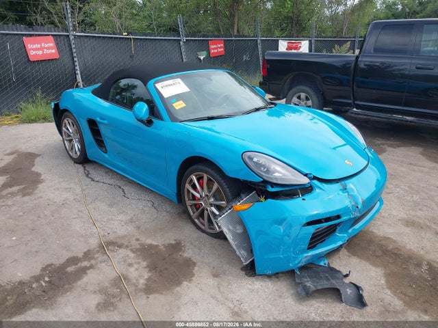 Продаж на аукціоні авто 2018 Porsche 718 Boxster S, vin: WP0CB2A87JS228364, номер лоту: 45886852