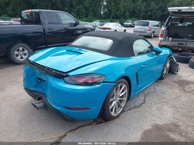 Продаж на аукціоні авто 2018 Porsche 718 Boxster S, vin: WP0CB2A87JS228364, номер лоту: 45886852