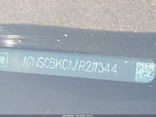 45886861 :رقم المزاد ، 1GNSCBKC1JR211344 vin ، 2018 Chevrolet Tahoe Lt مزاد بيع