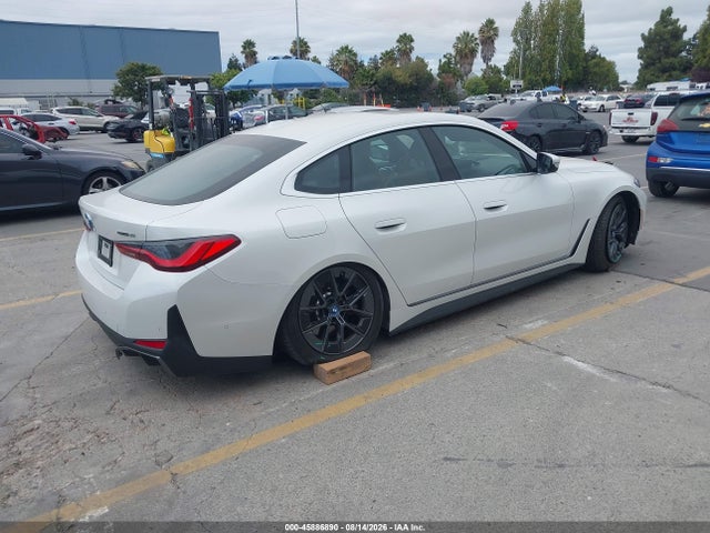 Aukcja sprzedaży 2024 Bmw I4 Gran Coupe Edrive35, vin: WBY43AW06RFS40717, numer aukcji: 45886890