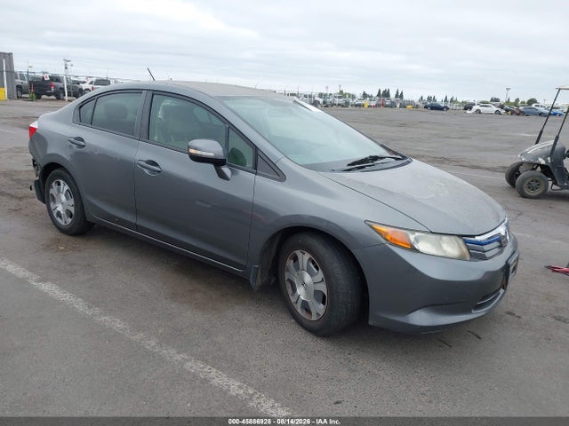 Auction sale of the 2012 Honda Civic Hybrid, vin: JHMFB4F26CS004775, lot number: 45886928
