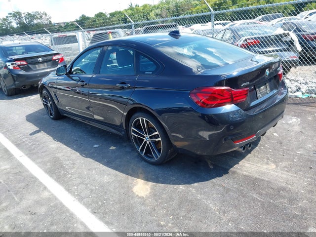 Продаж на аукціоні авто 2020 Bmw 430i Gran Coupe Xdrive, vin: WBA4J3C09LBL12075, номер лоту: 45886930