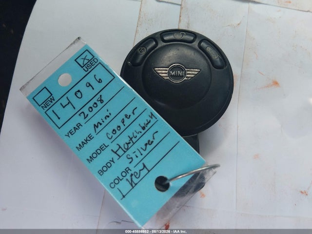 Aukcja sprzedaży 2008 Mini Cooper S, vin: WMWMF73578TT86598, numer aukcji: 45886952