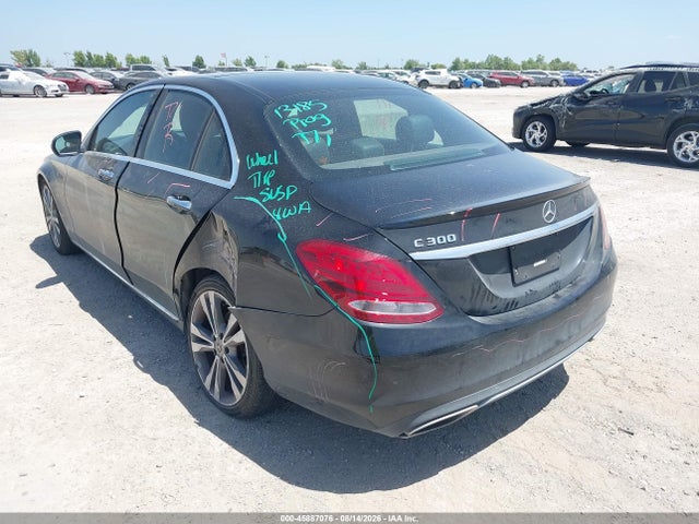 Aukcja sprzedaży 2018 Mercedes-benz C 300, vin: WDDWF4JB1JR321287, numer aukcji: 45887076