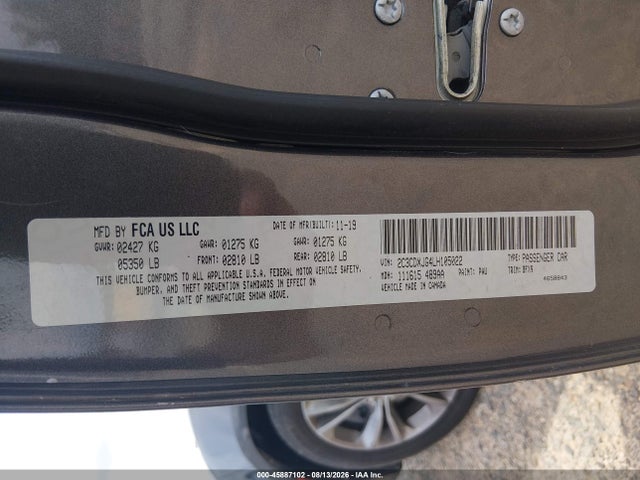 Продажа на аукционе авто 2020 Dodge Charger Sxt Awd, vin: 2C3CDXJG4LH105022, номер лота: 45887102