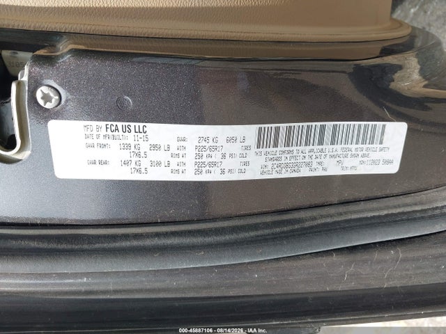 Продажа на аукционе авто 2016 Dodge Grand Caravan American Value Pkg, vin: 2C4RDGBG3GR227083, номер лота: 45887106