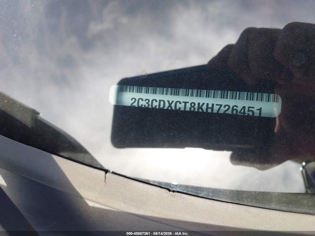 45887361 :رقم المزاد ، 2C3CDXCT8KH726451 vin ، 2019 Dodge Charger R/t Rwd مزاد بيع
