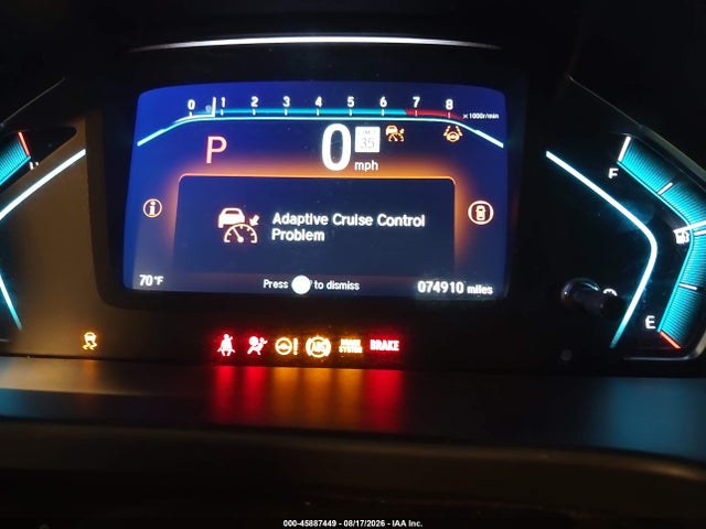 Aukcja sprzedaży 2021 Honda Odyssey Ex, vin: 5FNRL6H5XMB018739, numer aukcji: 45887449