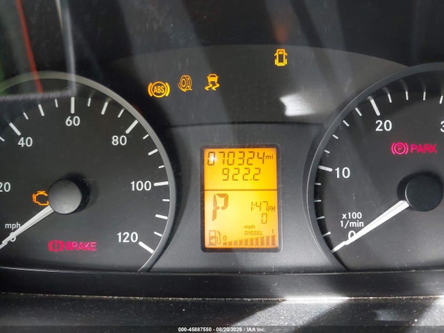 45887550 :رقم المزاد ، WDAPF4CC9D9552093 vin ، 2013 Mercedes-benz Sprinter 3500 مزاد بيع