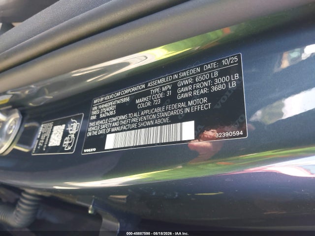 YV4H60PE4T1475956 Volvo Xc90 Plug-in Hybrid Plus