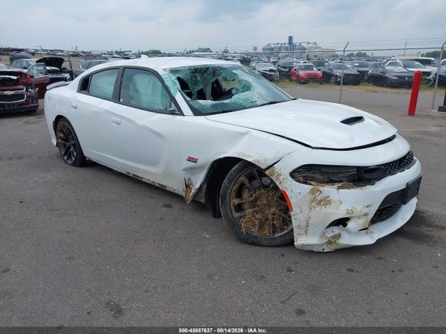2020 Dodge Charger Scat Pack Rwd მანქანა იყიდება აუქციონზე, vin: 2C3CDXGJ3LH107203, აუქციონის ნომერი: 45887637