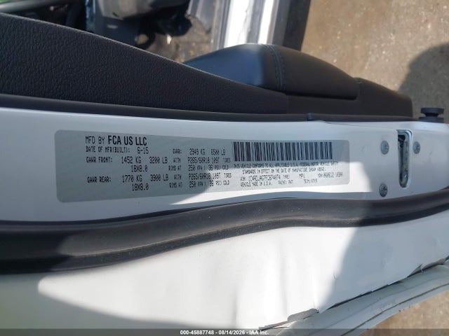 Продаж на аукціоні авто 2015 Dodge Durango Sxt, vin: 1C4RDJAG7FC874074, номер лоту: 45887748