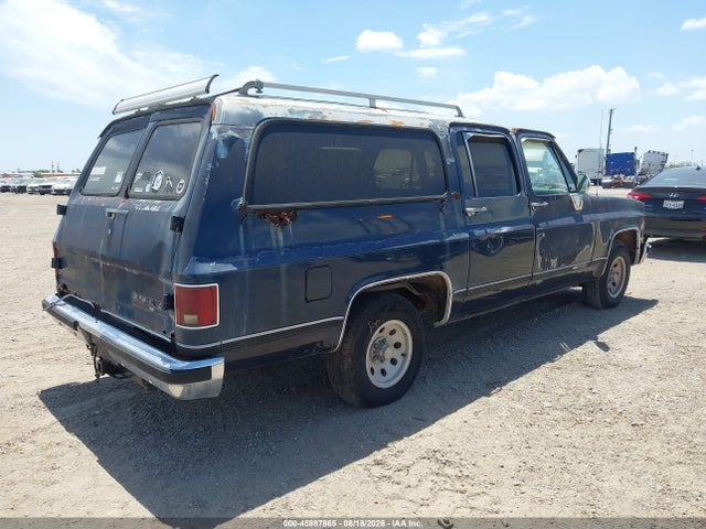 45887865 :رقم المزاد ، 1GKER16K3KF516917 vin ، 1989 Gmc Suburban R15 Conventional مزاد بيع