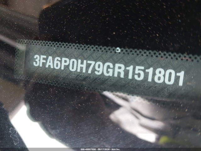 45887898 :رقم المزاد ، 3FA6P0H79GR151801 vin ، 2016 Ford Fusion Se مزاد بيع