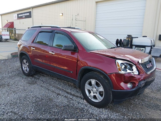 Продажа на аукционе авто 2009 Gmc Acadia Sle1, vin: 1GKER13D49J162600, номер лота: 45888017