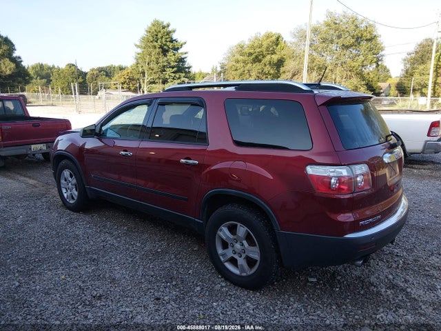 Продажа на аукционе авто 2009 Gmc Acadia Sle1, vin: 1GKER13D49J162600, номер лота: 45888017