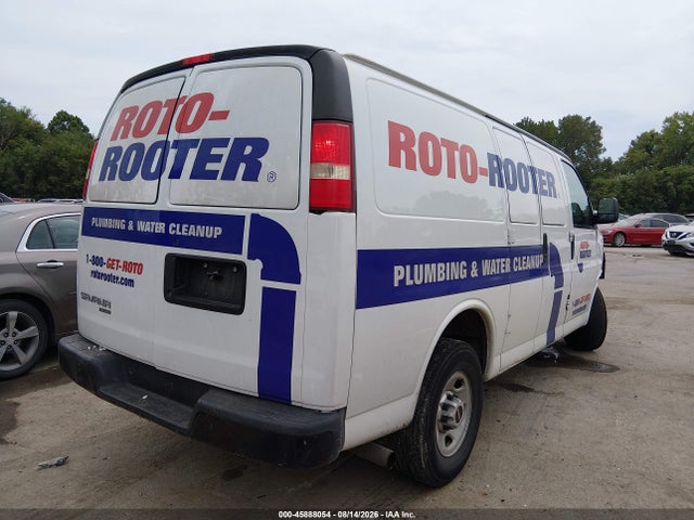 45888054 :رقم المزاد ، 1GTW7FCA0E1173516 vin ، 2014 Gmc Savana 2500 Work Van مزاد بيع
