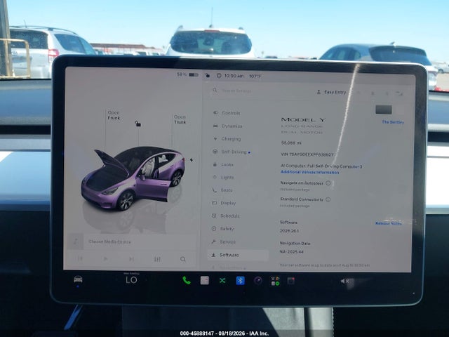 Aukcja sprzedaży 2023 Tesla Model Y Awd/long Range Dual Motor All-wheel Drive, vin: 7SAYGDEEXPF638927, numer aukcji: 45888147