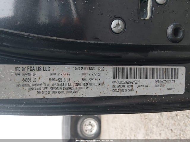 45888334 :رقم المزاد ، 2C3CDZAG2GH275977 vin ، 2016 Dodge Challenger Sxt مزاد بيع