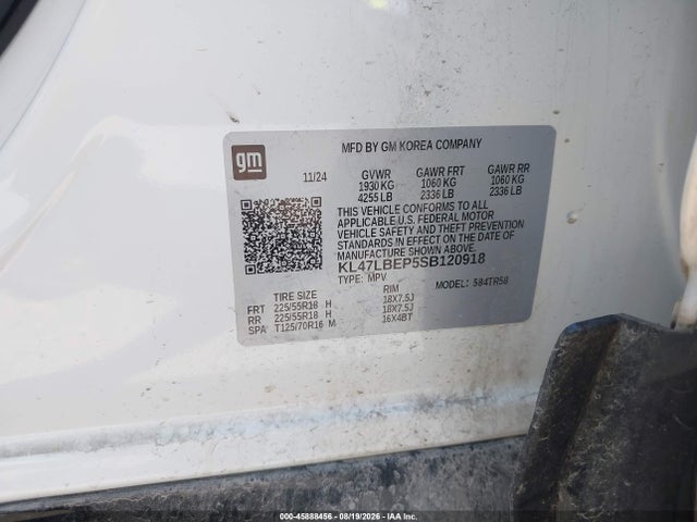 Продаж на аукціоні авто 2025 Buick Envista Sport Touring Fwd, vin: KL47LBEP5SB120918, номер лоту: 45888456
