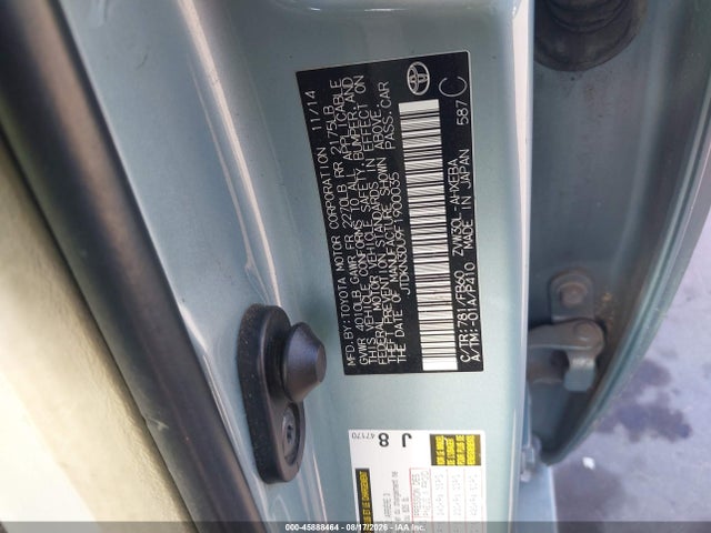 Aukcja sprzedaży 2015 Toyota Prius Two, vin: JTDKN3DU9F1900035, numer aukcji: 45888464