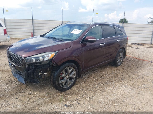 2016 Kia Sorento 3.3l Sx მანქანა იყიდება აუქციონზე, vin: 5XYPK4A59GG125139, აუქციონის ნომერი: 45888466