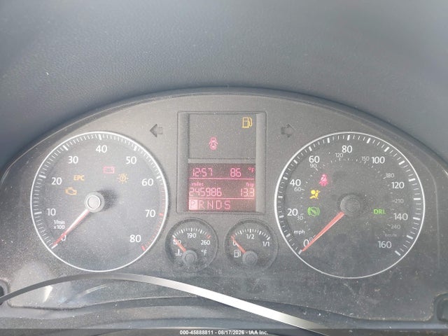 2008 Volkswagen Jetta Se მანქანა იყიდება აუქციონზე, vin: 3VWRZ81K58M150705, აუქციონის ნომერი: 45888811