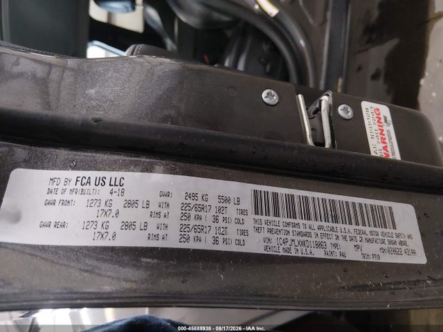 1C4PJMLXXKD118063 Jeep Cherokee Latitude Plus 4x4
