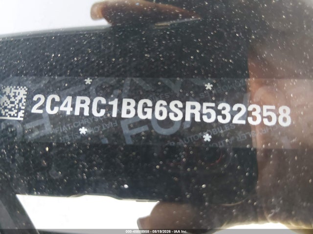 45888958 :رقم المزاد ، 2C4RC1BG6SR532358 vin ، 2025 Chrysler Pacifica Select مزاد بيع