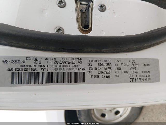 Aukcja sprzedaży 2019 Ram 1500 Classic Tradesman  4x4 6'4 Box, vin: 1C6RR7FG0KS629542, numer aukcji: 45888983