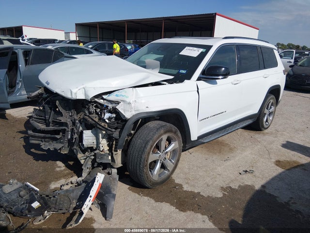 Продаж на аукціоні авто 2021 Jeep Grand Cherokee L Limited 4x4, vin: 1C4RJKBG6M8108995, номер лоту: 45889078