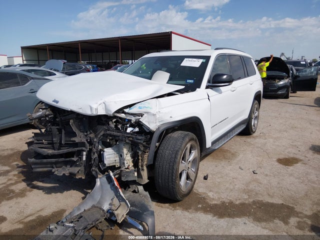 Продаж на аукціоні авто 2021 Jeep Grand Cherokee L Limited 4x4, vin: 1C4RJKBG6M8108995, номер лоту: 45889078