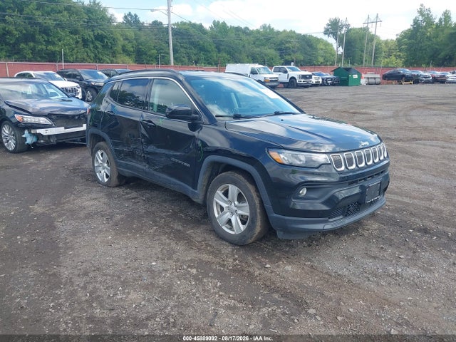 Aukcja sprzedaży 2022 Jeep Compass Latitude 4x4, vin: 3C4NJDBBXNT123422, numer aukcji: 45889092