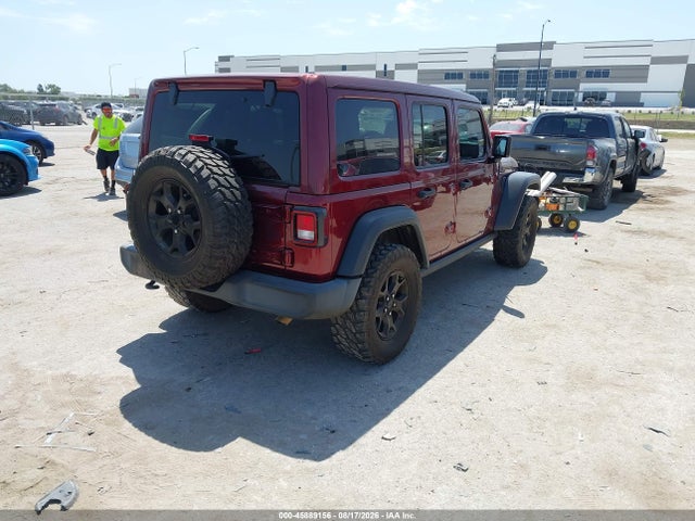 Aukcja sprzedaży 2021 Jeep Wrangler Unlimited Willys 4x4, vin: 1C4HJXDN0MW557587, numer aukcji: 45889156