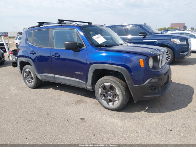 2017 Jeep Renegade Sport მანქანა იყიდება აუქციონზე, vin: ZACCJBAB2HPG36916, აუქციონის ნომერი: 45889345