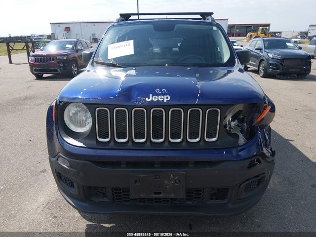 2017 Jeep Renegade Sport მანქანა იყიდება აუქციონზე, vin: ZACCJBAB2HPG36916, აუქციონის ნომერი: 45889345