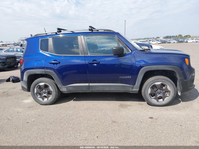 2017 Jeep Renegade Sport მანქანა იყიდება აუქციონზე, vin: ZACCJBAB2HPG36916, აუქციონის ნომერი: 45889345