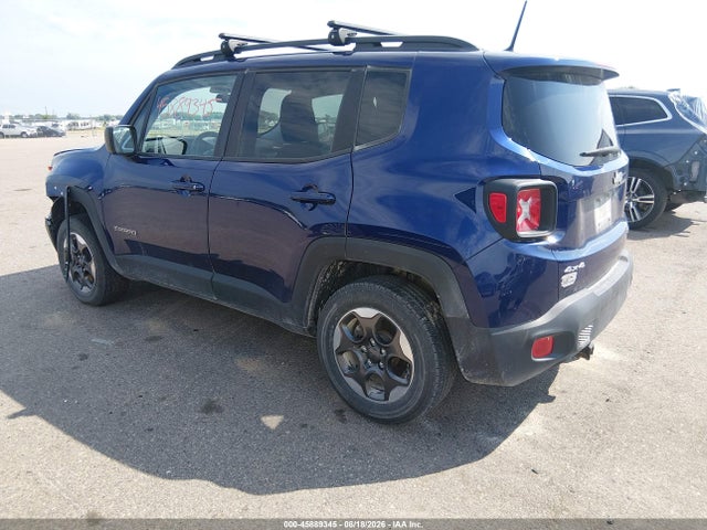 2017 Jeep Renegade Sport მანქანა იყიდება აუქციონზე, vin: ZACCJBAB2HPG36916, აუქციონის ნომერი: 45889345