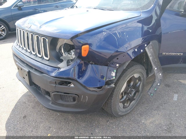2017 Jeep Renegade Sport მანქანა იყიდება აუქციონზე, vin: ZACCJBAB2HPG36916, აუქციონის ნომერი: 45889345
