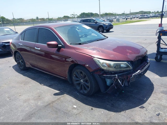 2014 Honda Accord Sport მანქანა იყიდება აუქციონზე, vin: 1HGCR2F52EA014633, აუქციონის ნომერი: 45889470