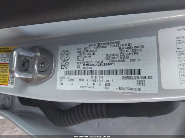 Ford Escape Platinum 2025 1FMCU9JA0SUB24628 Image 9